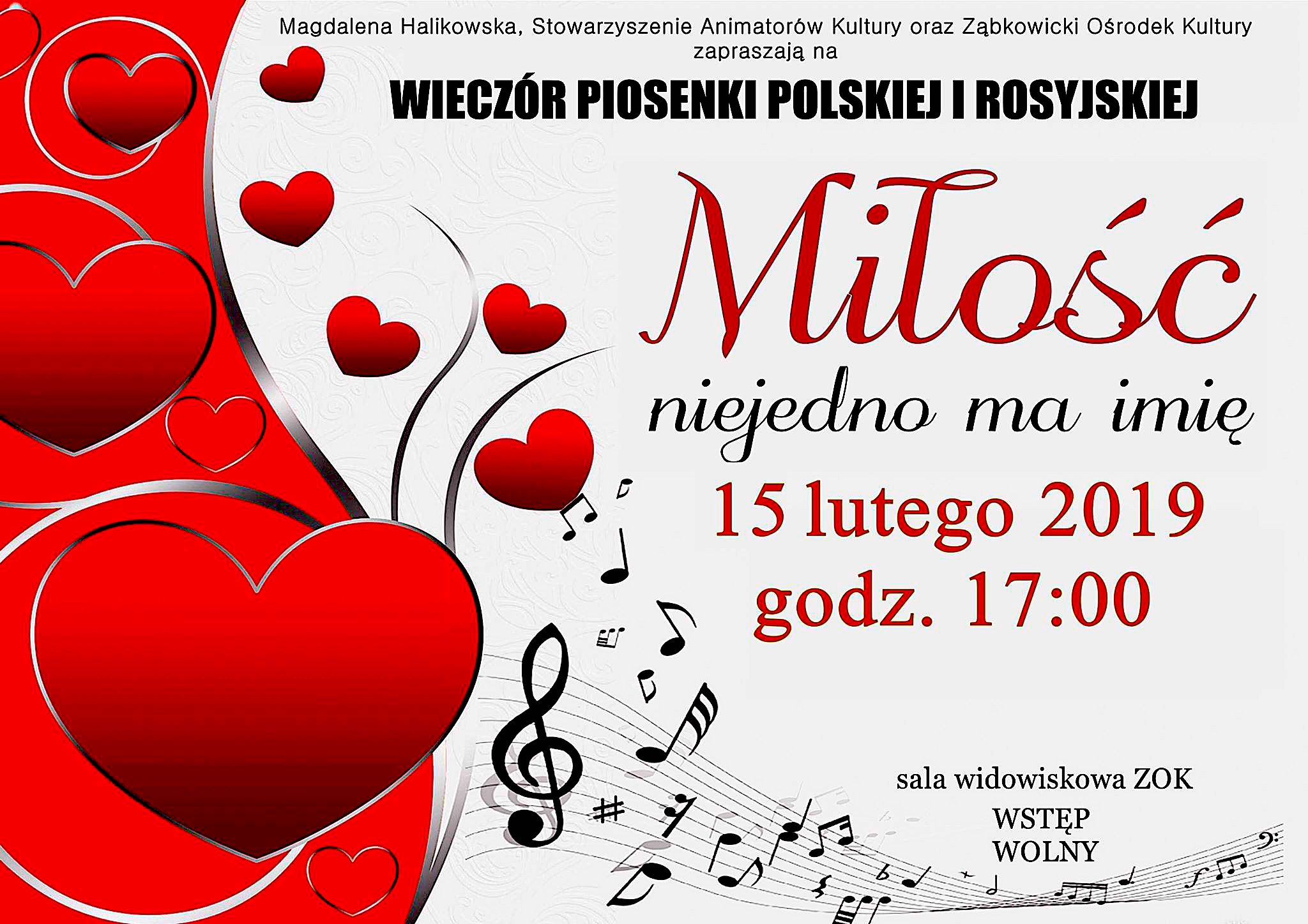 „Miłość niejedno ma imię” – zaproszenie na koncert / ZMIANA TERMINU!