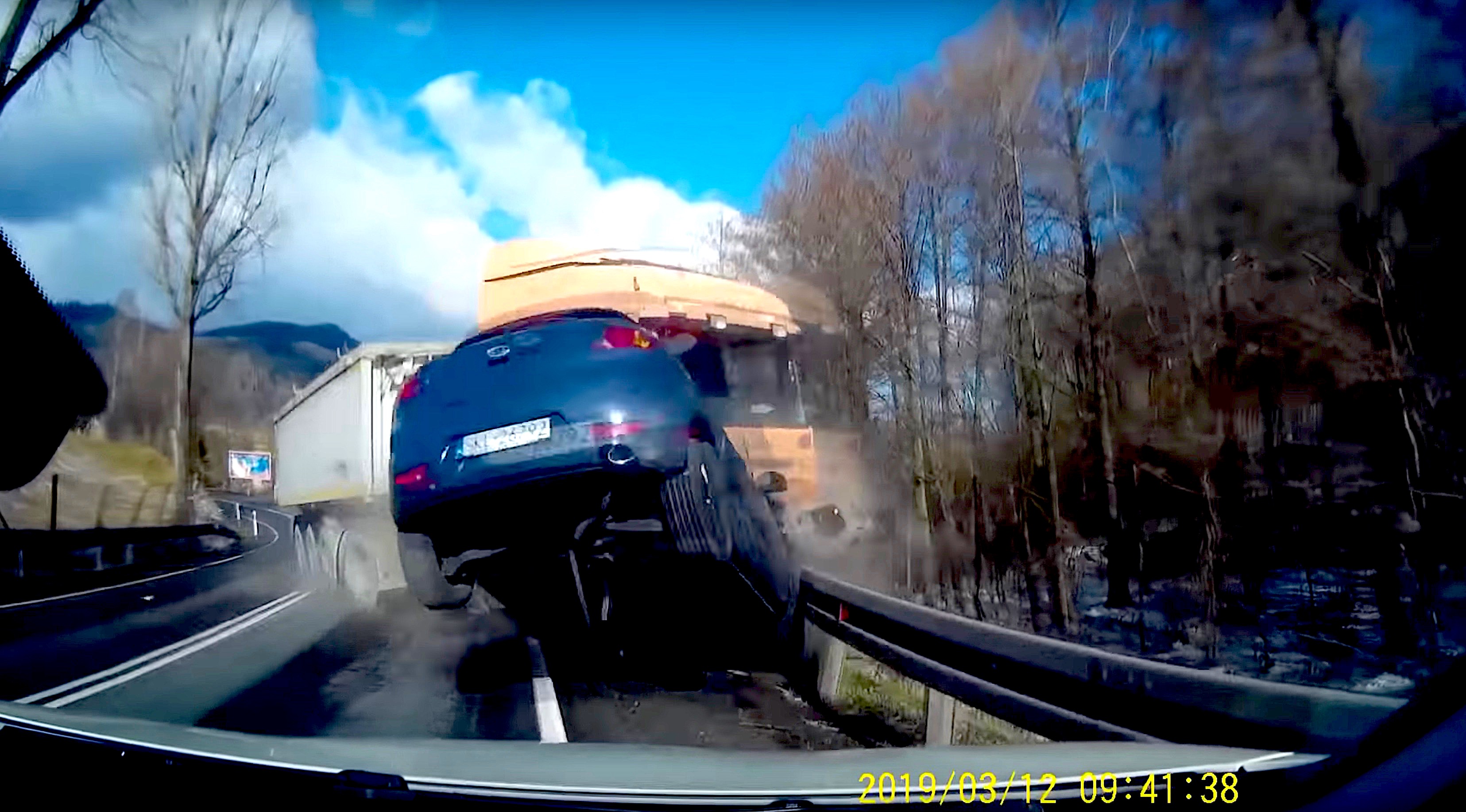 5 sekund mrożących krew w żyłach – jak wyglądał wypadek sprzed trzech miesięcy? [VIDEO]