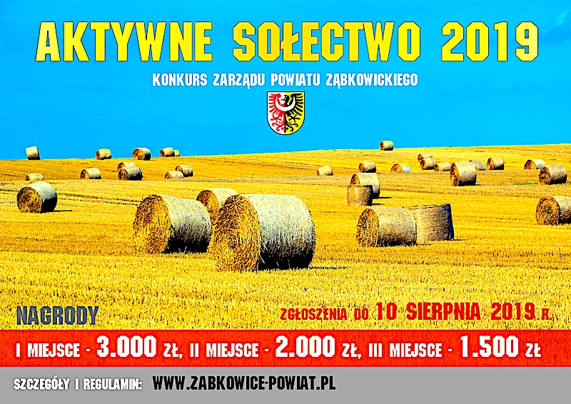 Aktywne Sołectwo 2019 – konkurs dla wszystkich sołectw powiatu ząbkowickiego