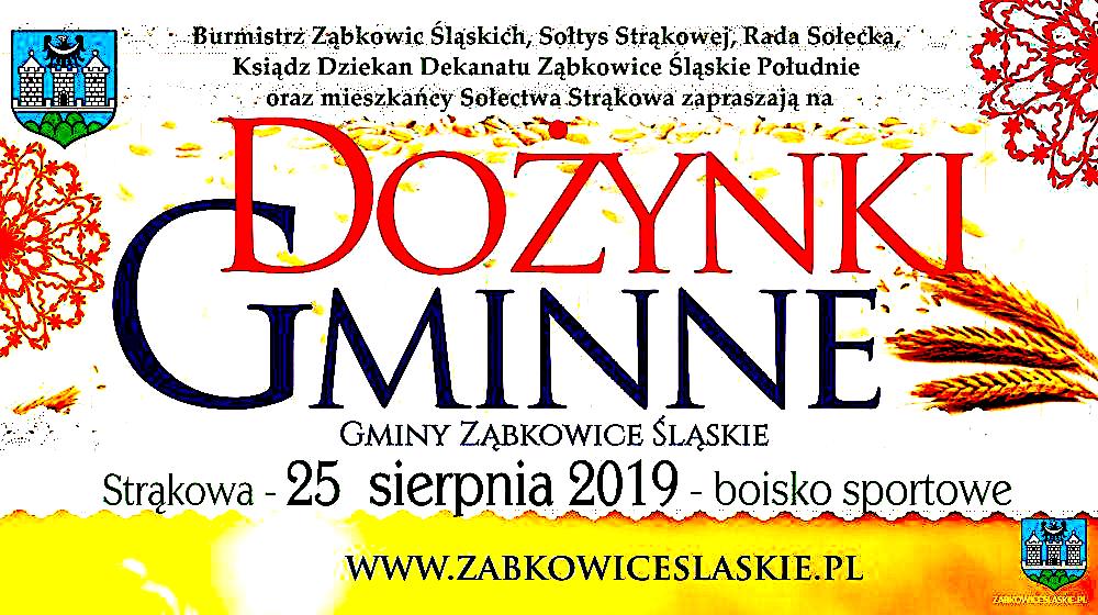 Dożynki Gminne 2019 w Strąkowej