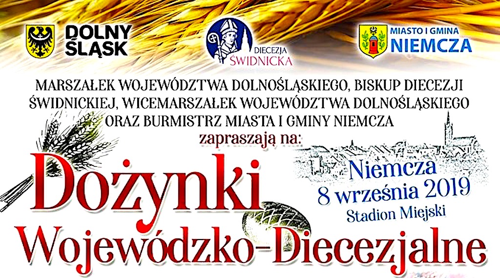 Przyjedź do Niemczy, aby podziękować za plony – dożynki wojewódzko-diecezjalne