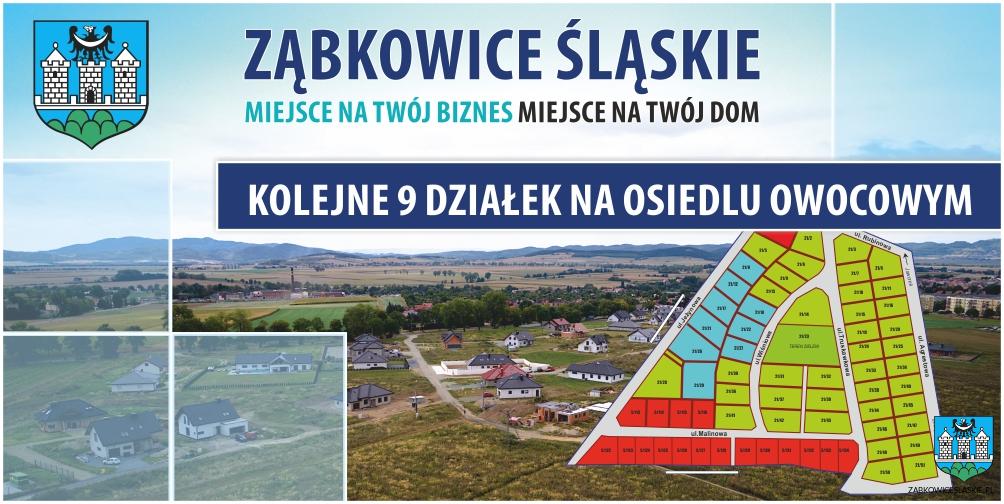 Ząbkowice Śląskie miejscem na Twój dom – kolejne 9 działek na Osiedlu Owocowym do nabycia!