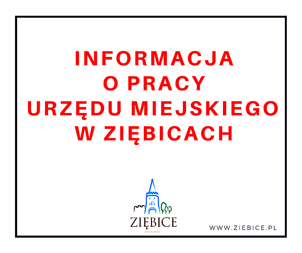 Informacja o pracy Urzędu Miejskiego w Ziębicach