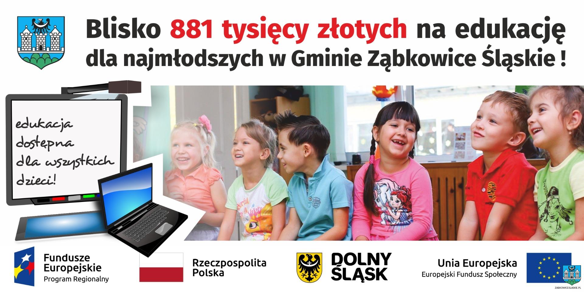Kolejne duże dofinansowanie do ząbkowickiej oświaty!
