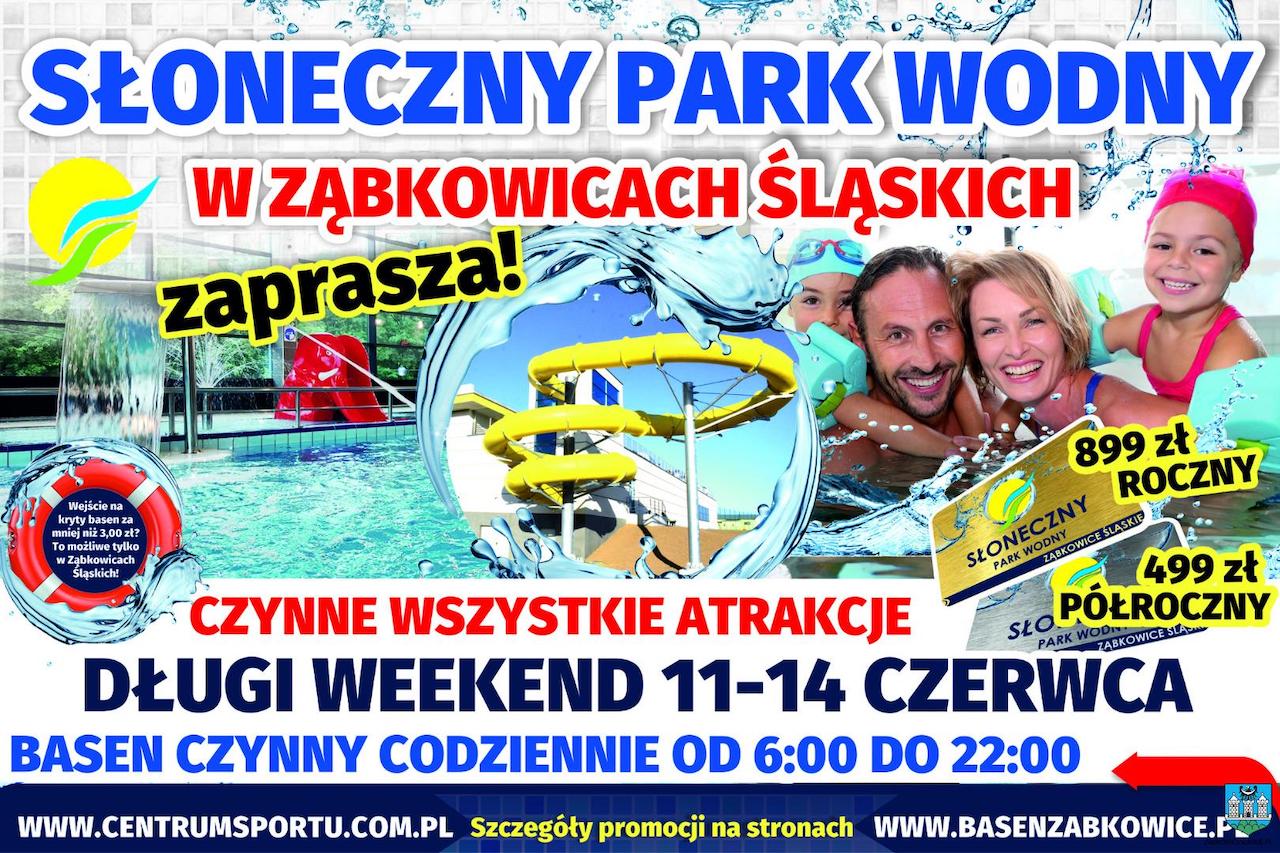 Długi weekend w ząbkowickim Słonecznym Parku Wodnym