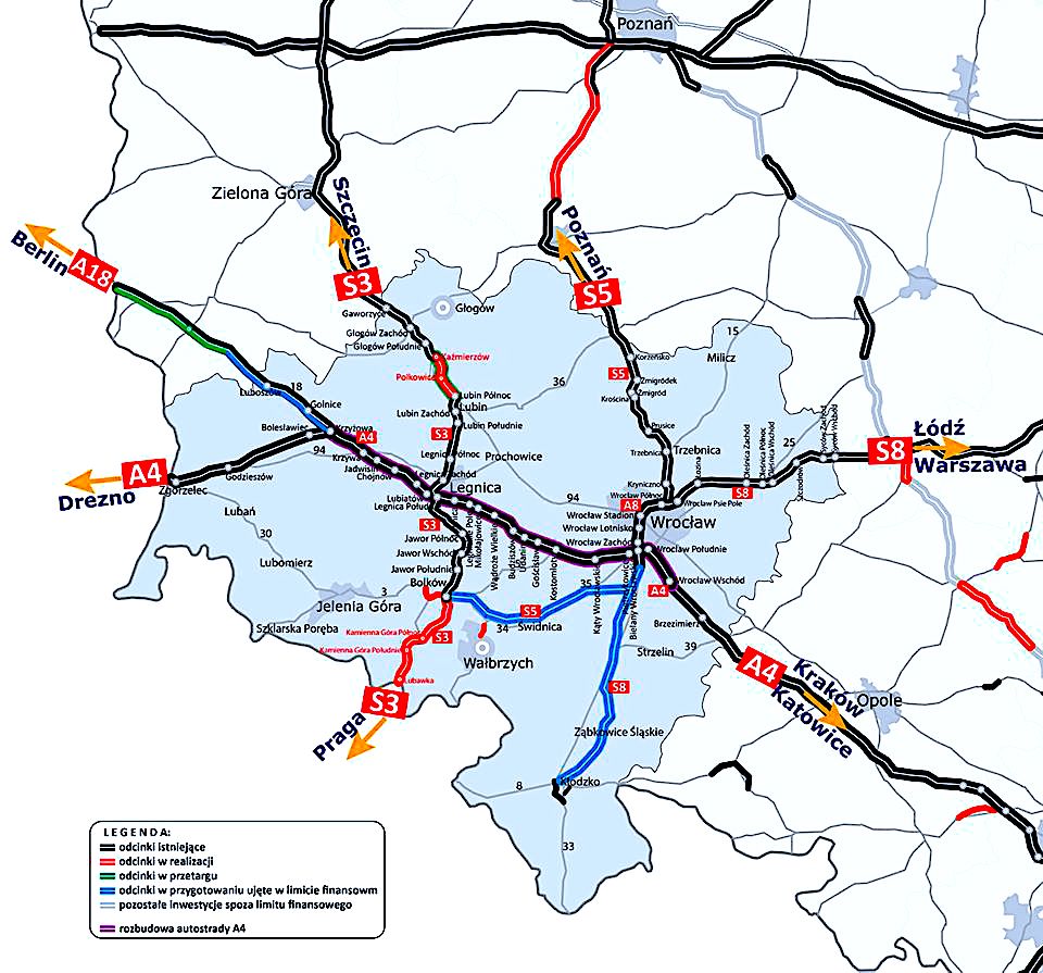 S8 i S5 mają budżet inwestycyjny – są rządowe decyzje o finansowaniu budowy obu arterii