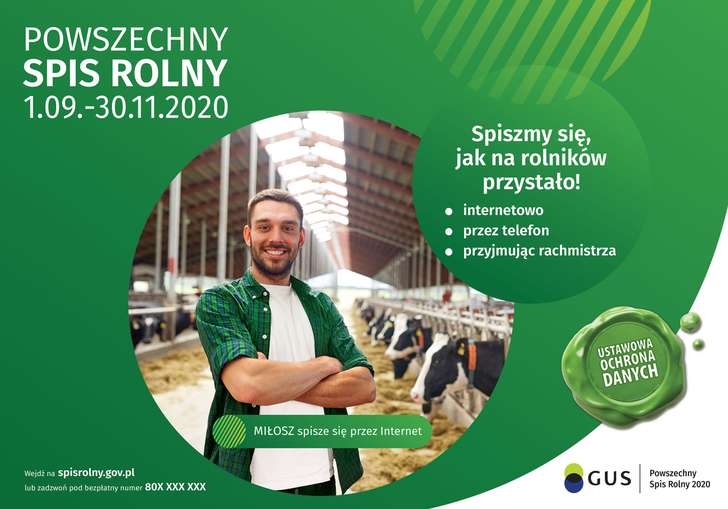 Spis rolny 2020 – zostań rachmistrzem spisowym