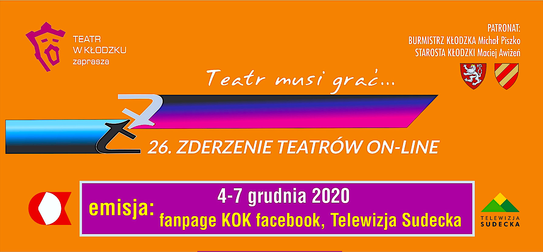 26. Festiwal ZDERZENIE Teatrów – w tym roku ON-LINE