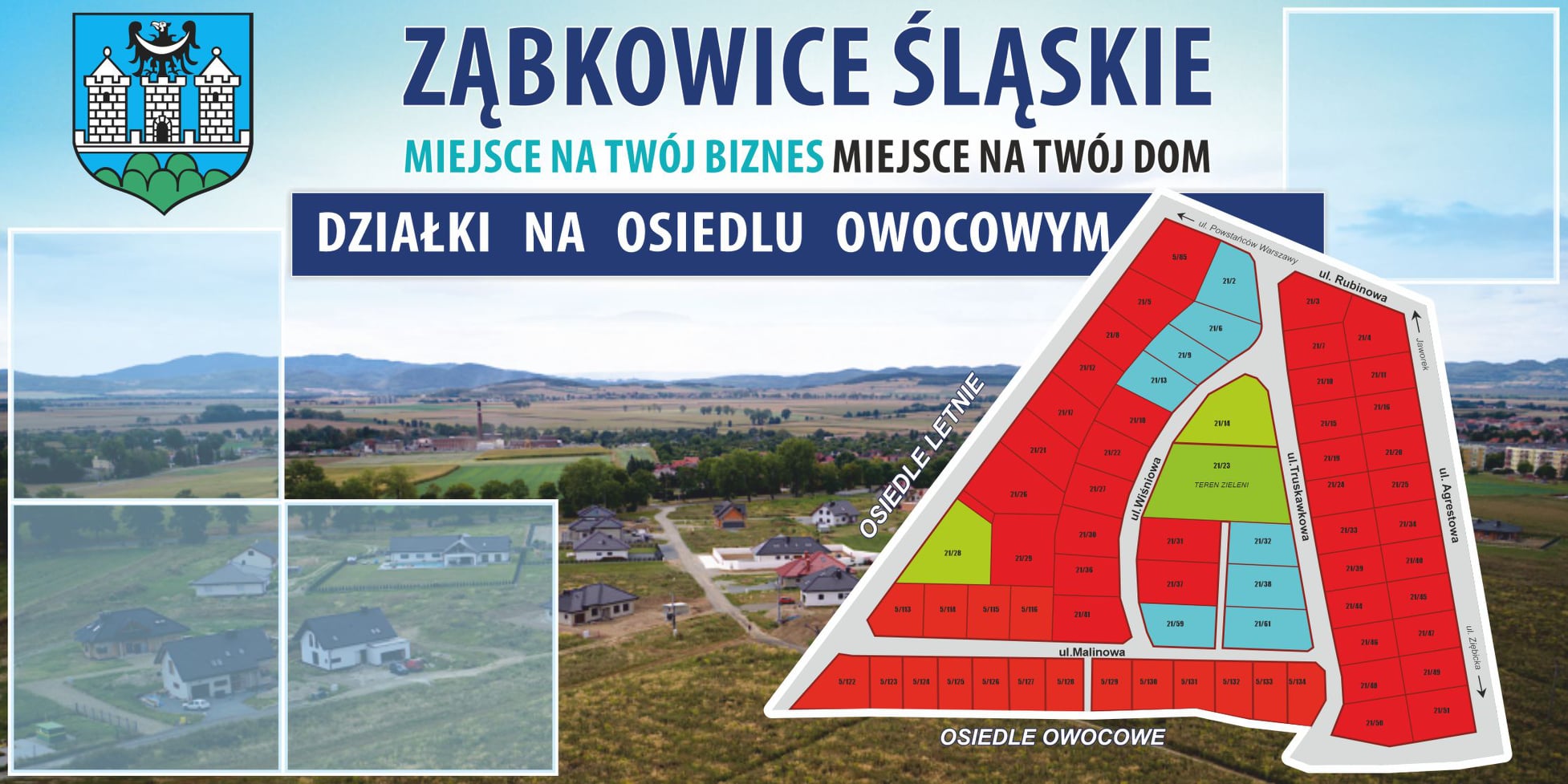 Kolejne atrakcyjne działki na Osiedlu Owocowym mogą być Twoje – wadium do 9 grudnia!