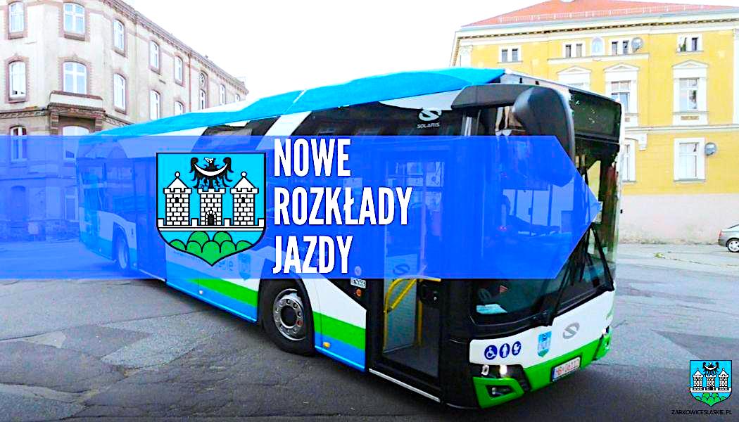 Nowy rozkład jazdy Ząbkowickiej Komunikacji Publicznej – już od 18 stycznia 2021 r.