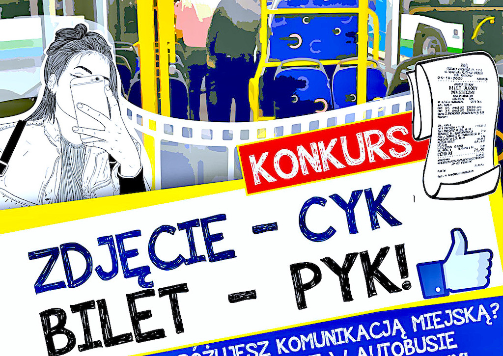 ZDJĘCIE CYK – BILET PYK! – konkurs dla osób korzystających z Ząbkowickiej Komunikacji Publicznej