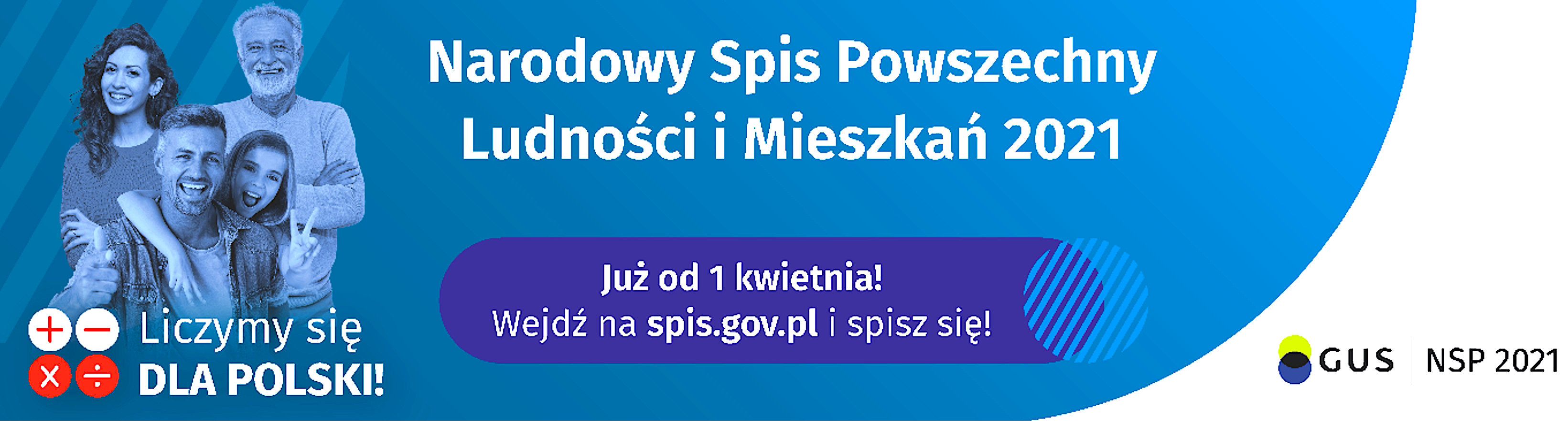 Narodowy Spis Powszechny Ludności i Mieszkań 2021 – od dzisiaj