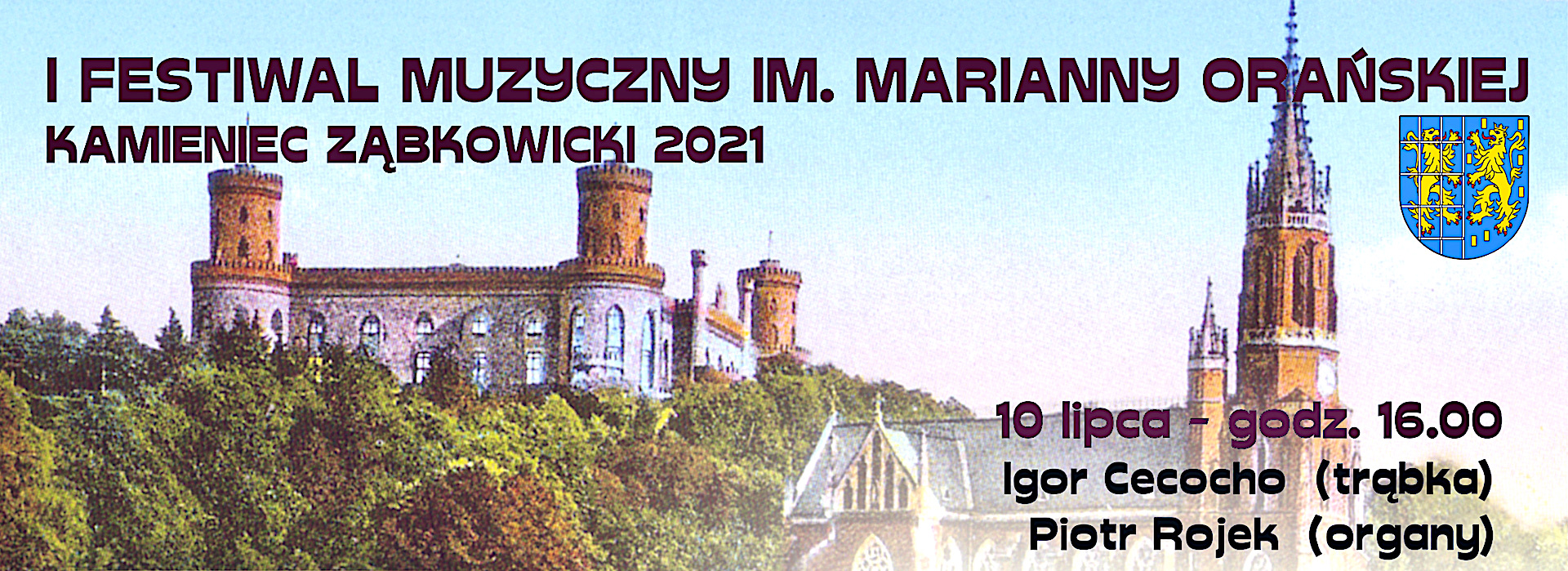 I Festiwal Muzyczny im. Marianny Orańskiej – zaproszenie