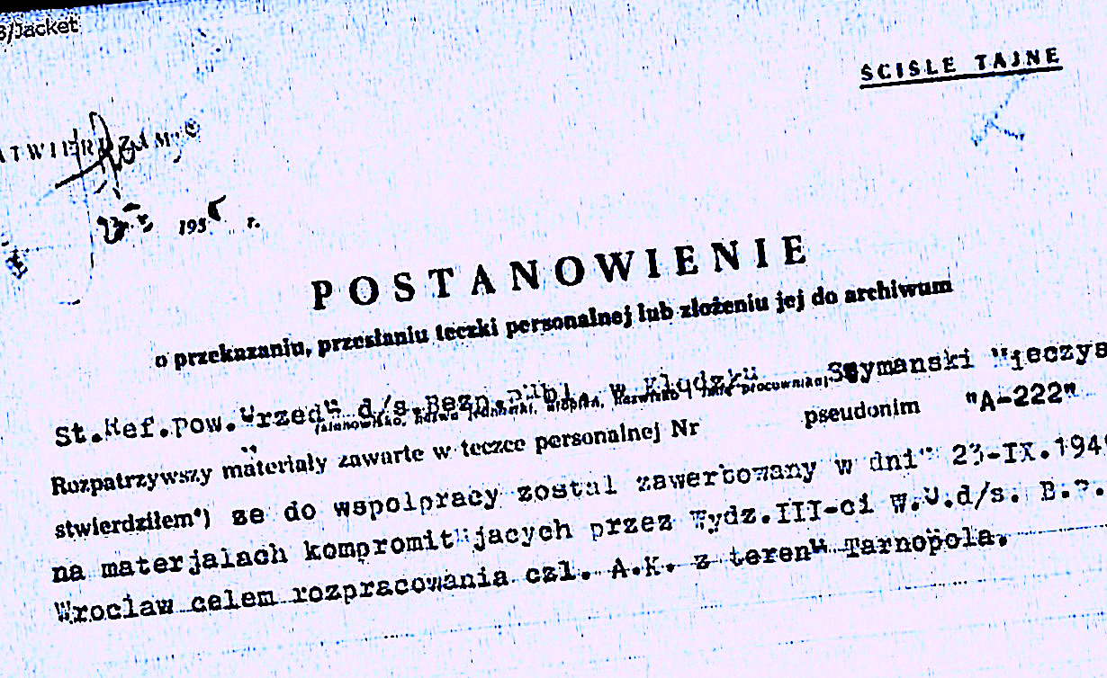 Kryptonim „Kolumna” (3) – Rozpracowani przez UB…