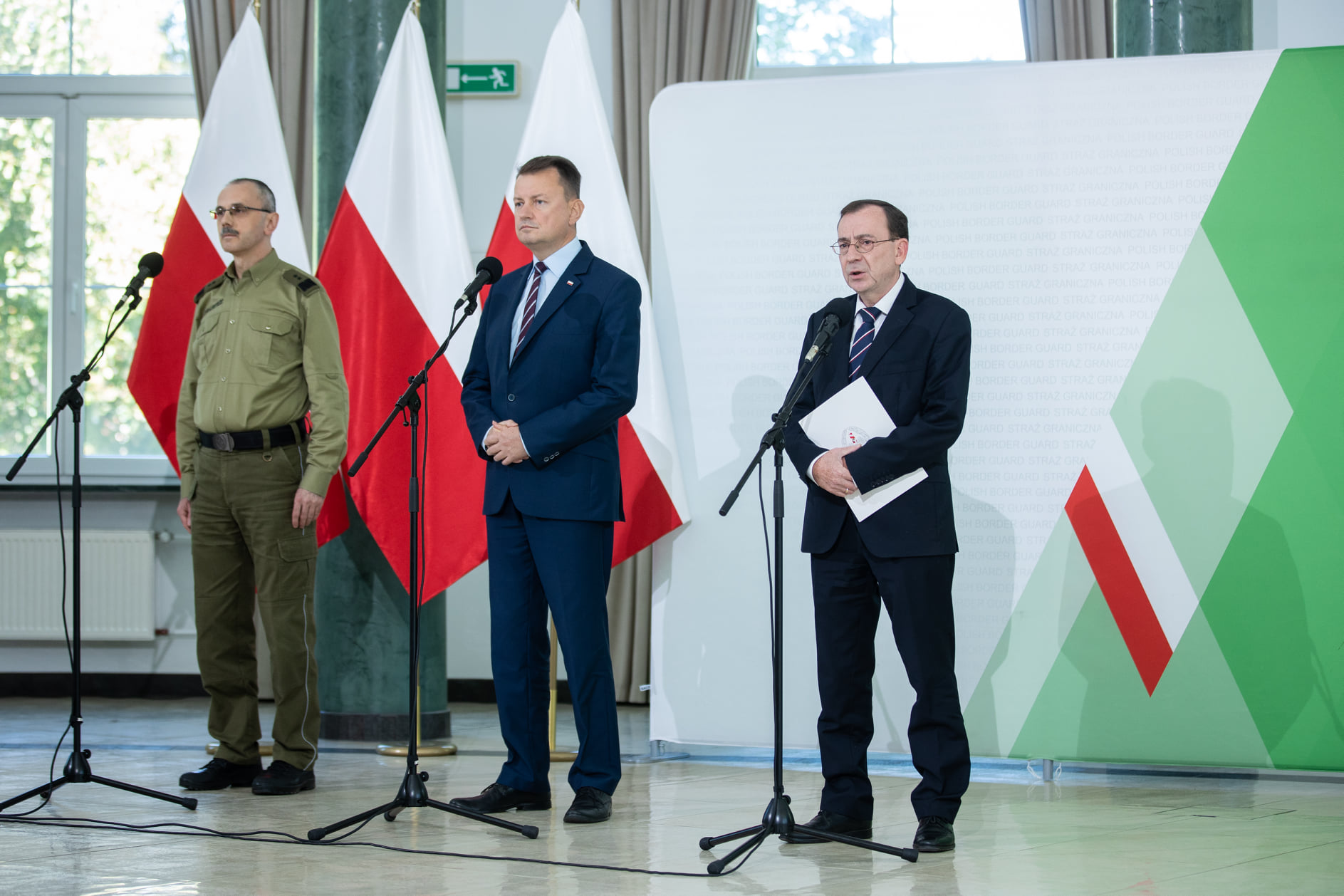 Konferencja MSWiA w sprawie sytuacji na granicy z Białorusią. Kontrowersyjna prezentacja, która wywołała medialną burzę