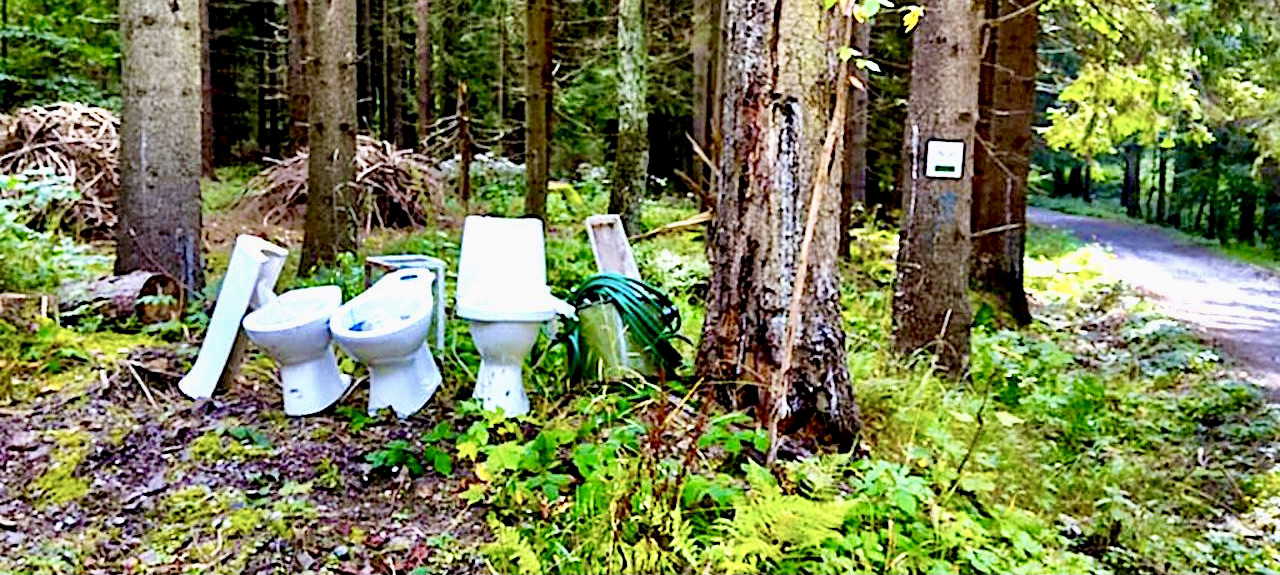 Muszle klozetowe w parku narodowym – zaleca się „masaż płatu czołowego”