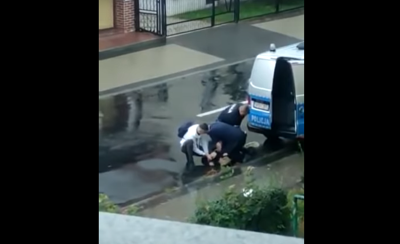 Są kolejne nagrania z interwencji policji w Lubinie. „Mamy w karetce zgon”