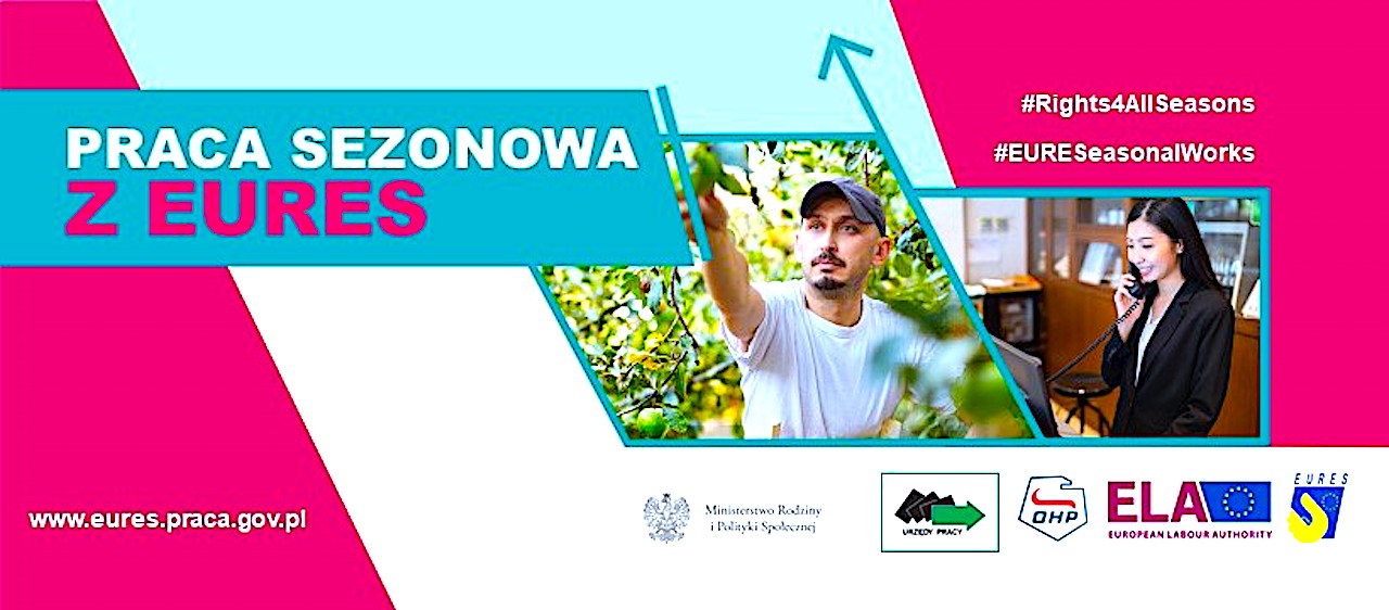 Praca sezonowa z EURES – informacja dla poszukujących pracy