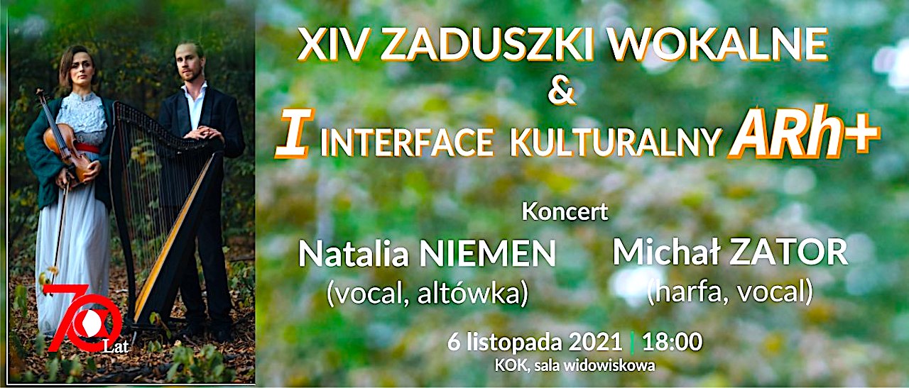 XIV Zaduszki Wokalne / I Interface Kulturalny ARh – Natalia Niemen i Michał Zator improwizują poezję Babuchowskiego