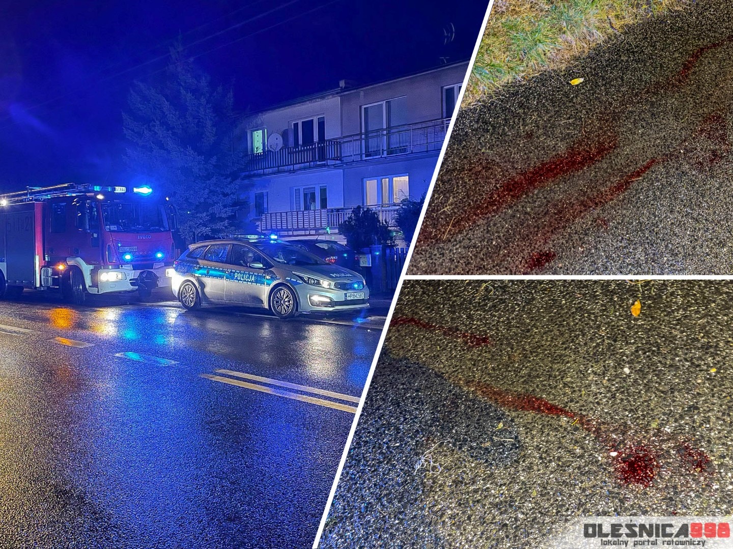 Atak nożownika na Dolnym Śląsku. 45-letnia kobieta zmarła, a jej mąż walczy o życie w szpitalu