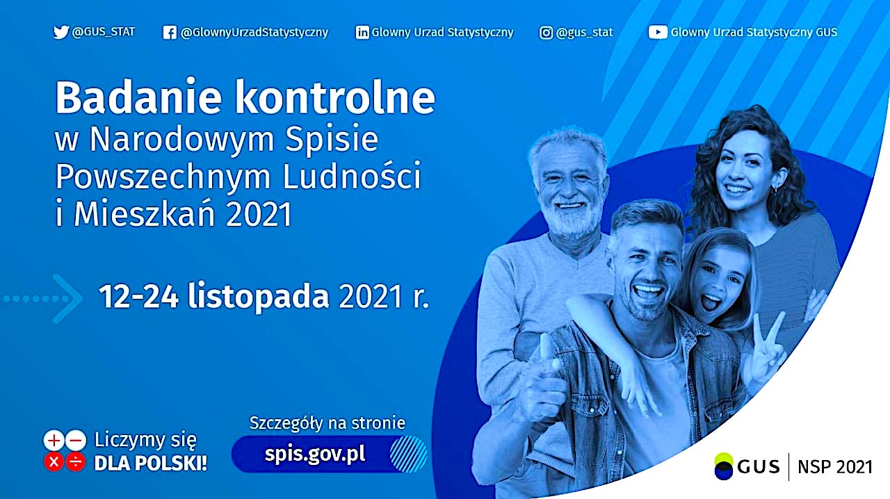 Badanie kontrolne w Narodowym Spisie Powszechnym Ludności i Mieszkań 2021