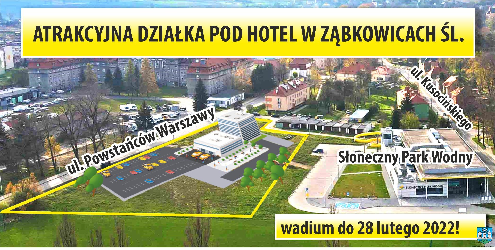 Atrakcyjna działka pod hotel przy krytym basenie – wadium do 28 lutego 2022 r.