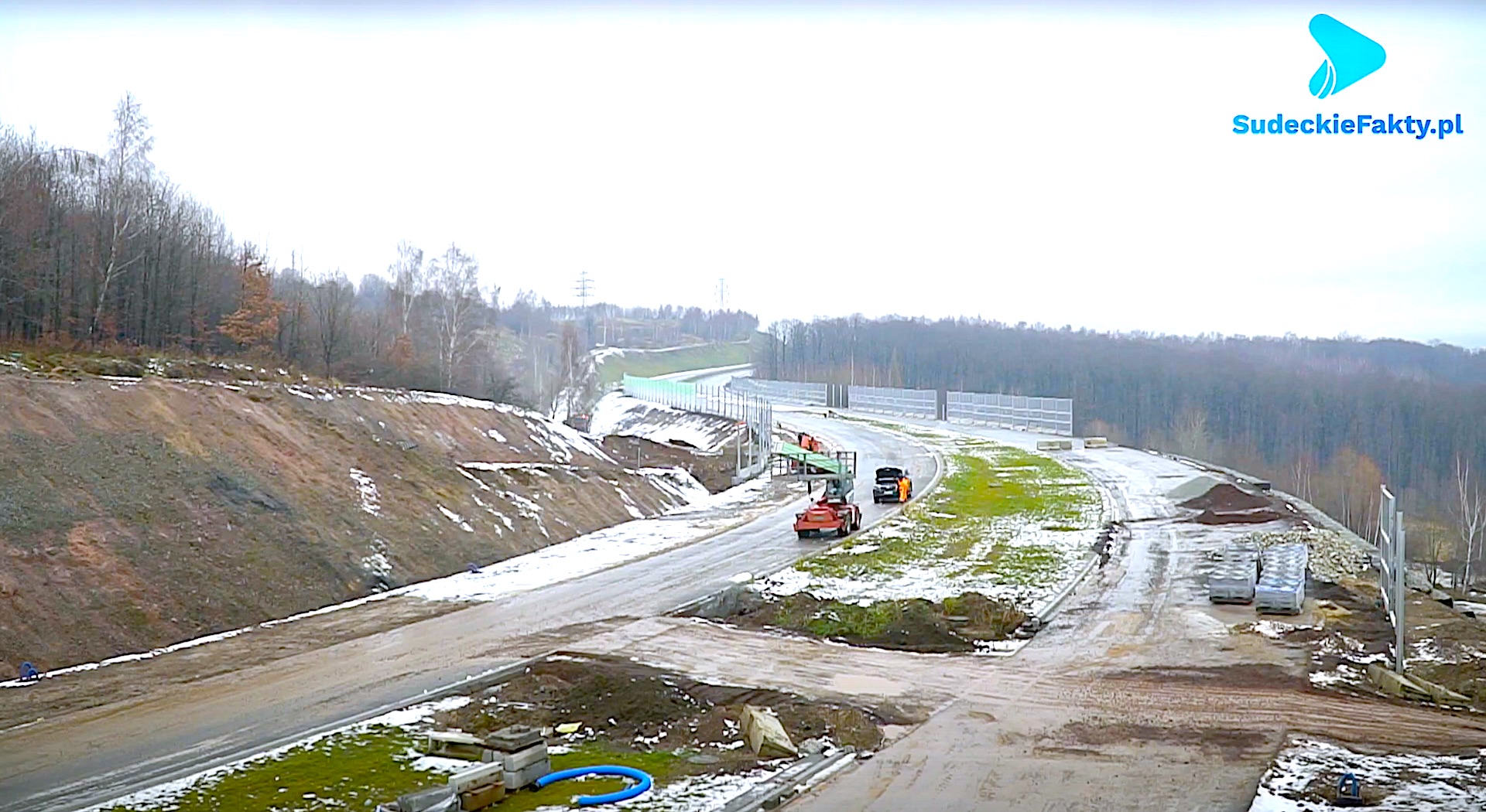 Skomplikowana, wielka i bardzo potrzebna – obwodnica Wałbrzycha już widoczna, a niedługo przejezdna [VIDEO]