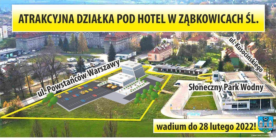 Atrakcyjna działka pod hotel przy krytym basenie – wadium do 28 lutego 2022