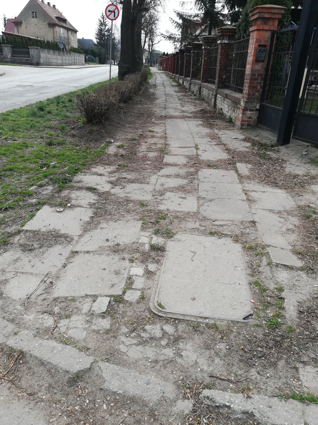 Przetarg na chodnik przy Wałowej