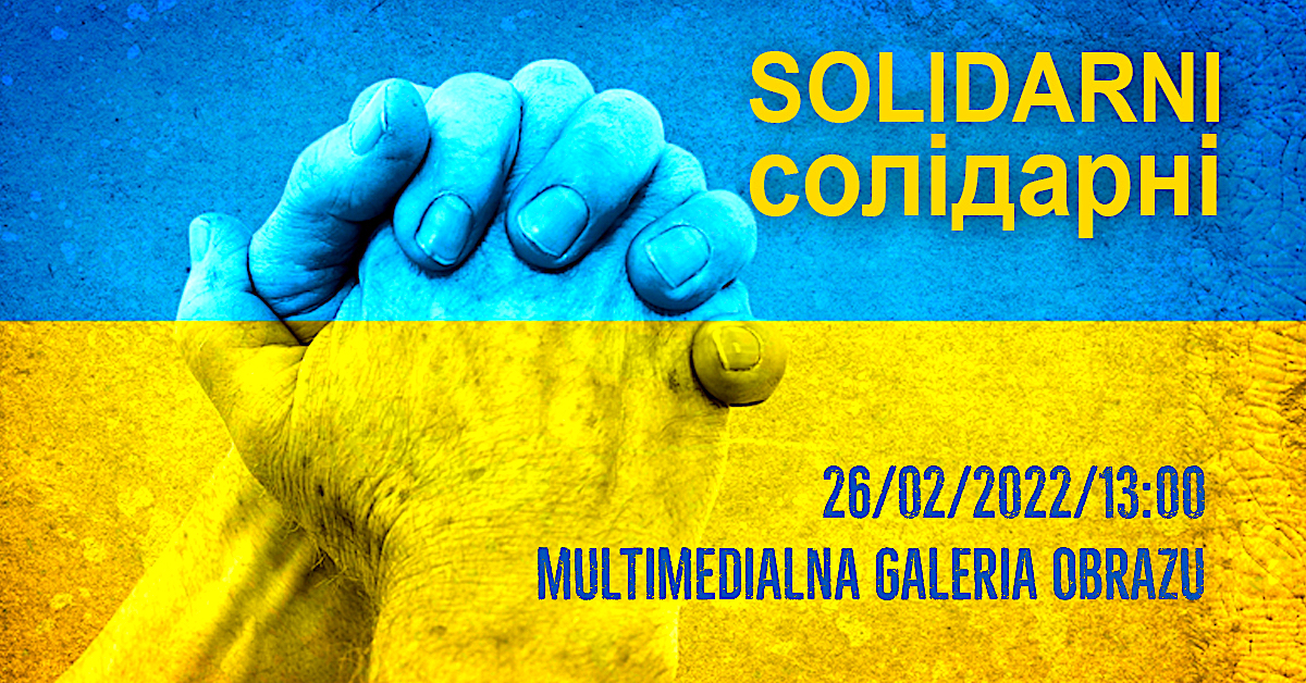 „Solidarni z Ukrainą” – specjalna wystawa w galerii multimedialnej   Wałbrzyskiego Ośrodka Kultury