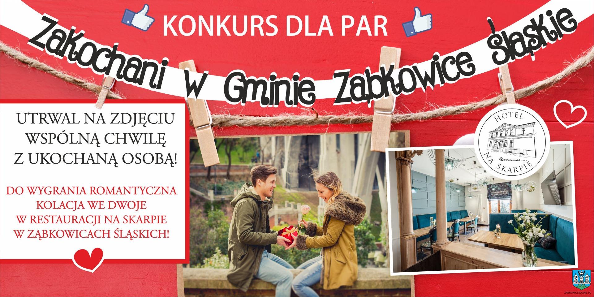 Zakochani w Gminie Ząbkowice Śląskie – konkurs na FB z okazji Walentynek