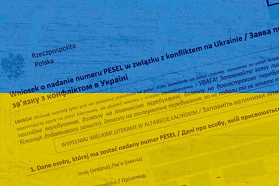 Ponad ćwierć miliona numerów PESEL dla obywateli Ukrainy [VIDEO]