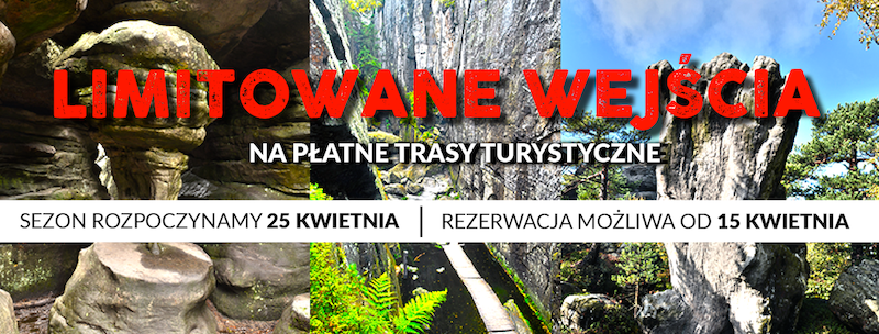 Na Szczeliniec Wielki i Błędne Skały z limitem wejść – jednak już od tegorocznego sezonu