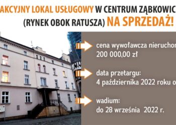 Atrakcyjny lokal pod działalność usługową obok ratusza w Ząbkowicach Śląskich – wadium do 28.09.2022 r.