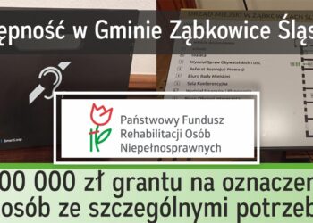 Gmina Ząbkowice Śląskie otrzymała 100 000 zł grantu na oznaczenia dla osób ze szczególnymi potrzebami