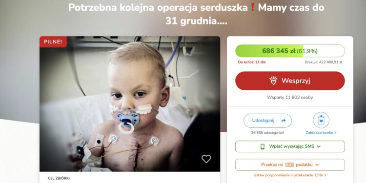 Możecie pomóc małemu Antosiowi! Charytatywny występ Roberta Korólczyka