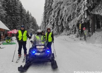 Policyjne patrole narciarskie na karkonoskich stokach