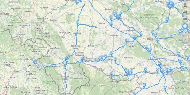 W subregionie nie ma kategorii dróg o pełnej przejezdności