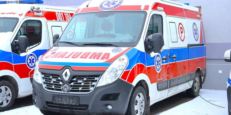 Ambulans dla szpitala w Peremyślanach