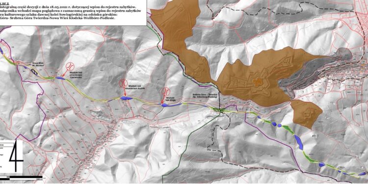 Szlak dawnej Kolei Sowiogórskiej pozostaje w rejestrze zabytków