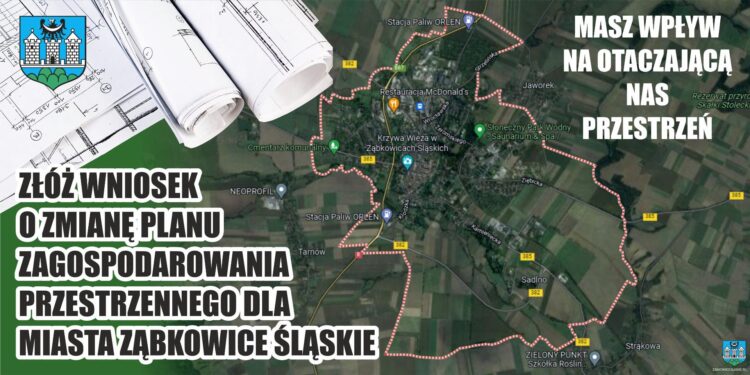 Zmiany miejscowego planu