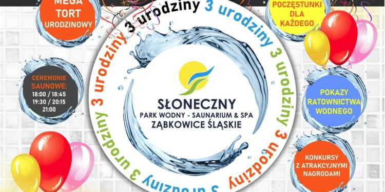 3 urodziny Słonecznego Parku Wodnego