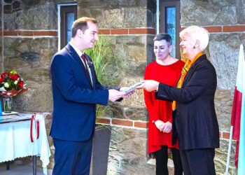 Pani ambasador z wizytą w pałacu księżnej