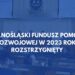 Dolnośląski Fundusz Pomocy Rozwojowej 2023