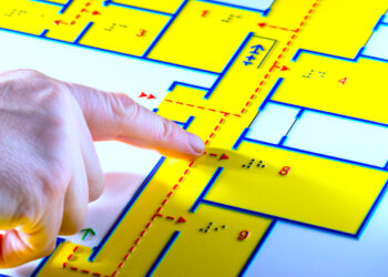 Powstają nowe tyflomapy dla niewidomych