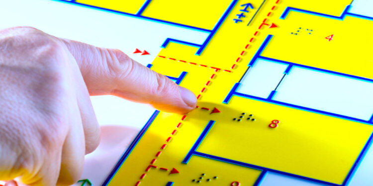 Powstają nowe tyflomapy dla niewidomych