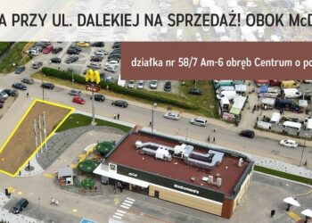 Atrakcyjny teren przy ul Dalekiej wystawiony