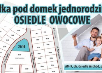 Działka na Osiedlu Owocowym