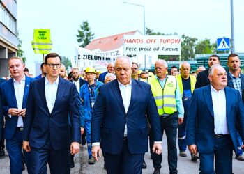 Mateusz Morawiecki Nie damy zamknąć Turowa