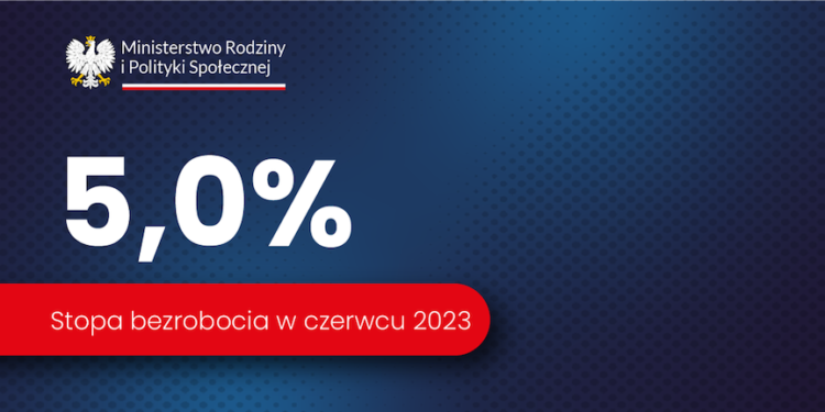 Bezrobocie w czerwcu na poziomie 5 procent